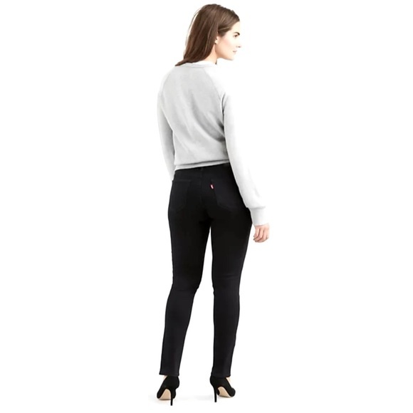 Levi’s 811 Curvy Skinny Jean In Black Discontinued - Picture 9 of 16